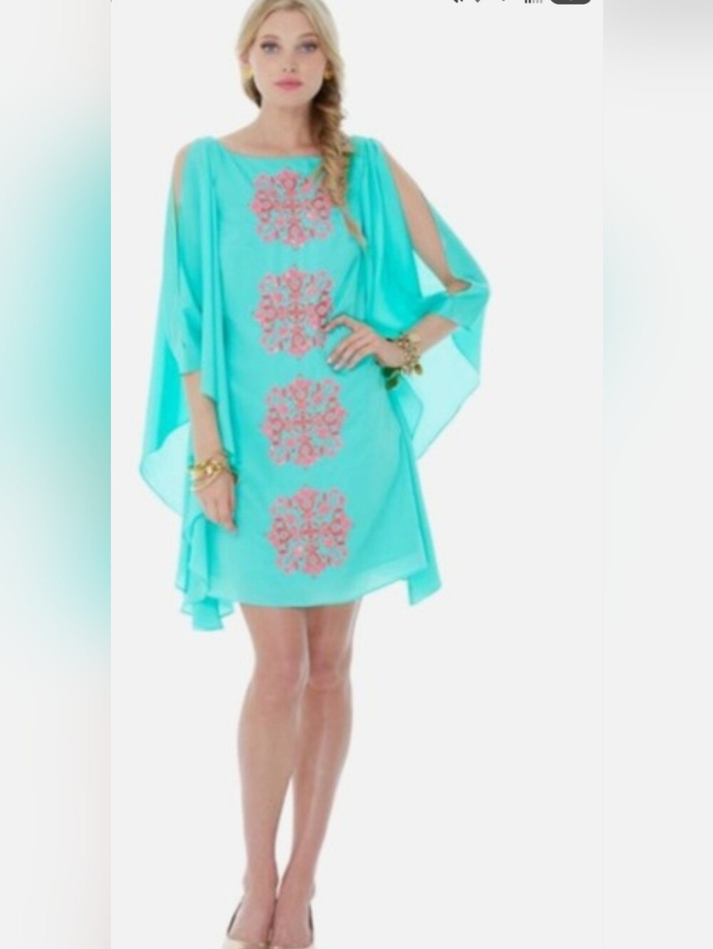 Lilly Pulitzer Marguerite caftan dress Large - Picture 2 of 4